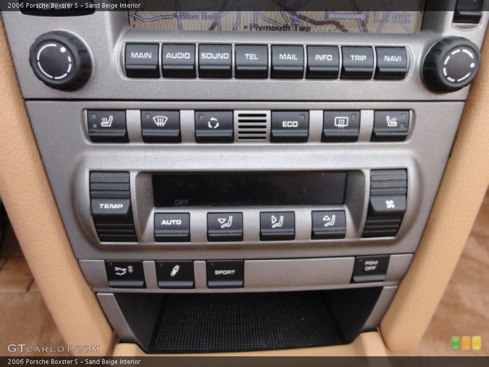 Sand Beige Interior Controls for the 2006 Porsche Boxster S #62643414