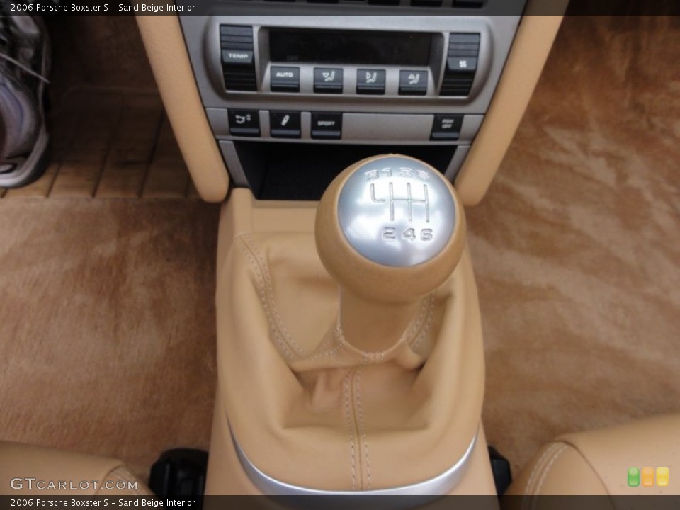 Sand Beige Interior Transmission for the 2006 Porsche Boxster S #62643422