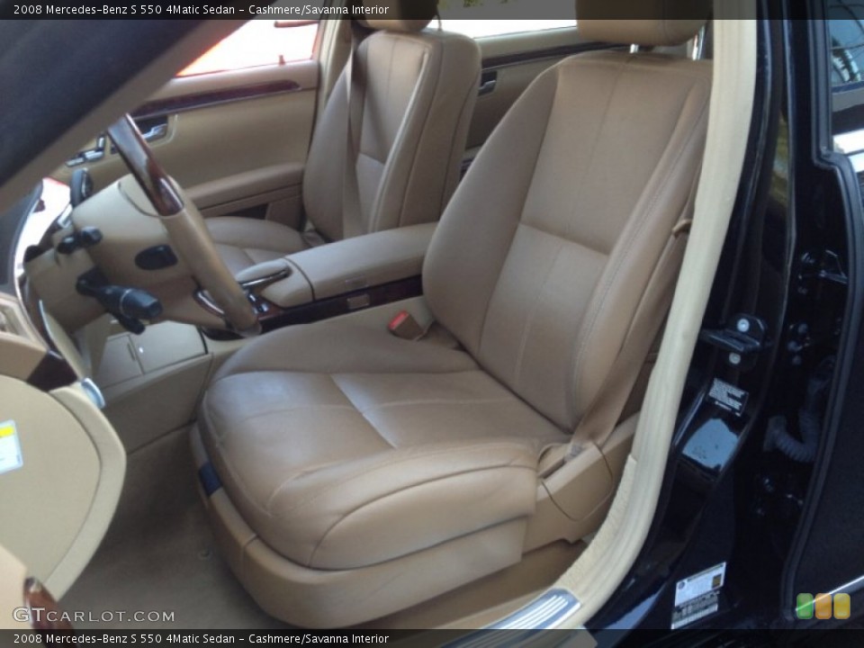 Cashmere/Savanna Interior Photo for the 2008 Mercedes-Benz S 550 4Matic Sedan #62646847