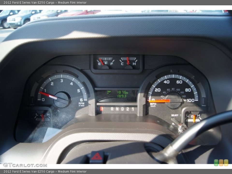 Medium Flint Interior Gauges for the 2012 Ford E Series Van E250 Cargo #62650903