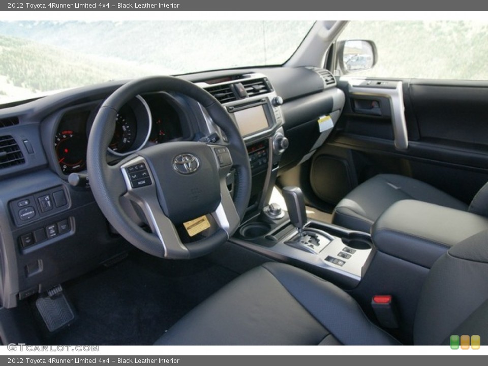 Black Leather Interior Photo for the 2012 Toyota 4Runner Limited 4x4 #62652015