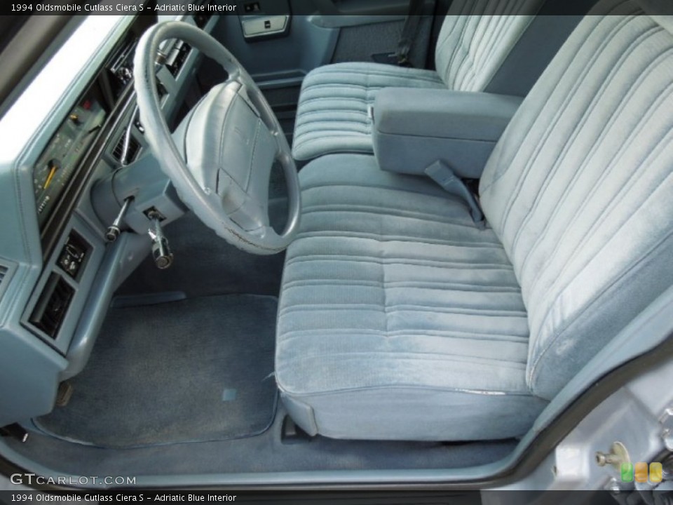 Adriatic Blue Interior Photo for the 1994 Oldsmobile Cutlass Ciera S #62652767