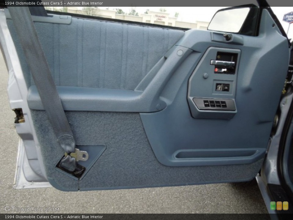 Adriatic Blue Interior Door Panel for the 1994 Oldsmobile Cutlass Ciera S #62652782