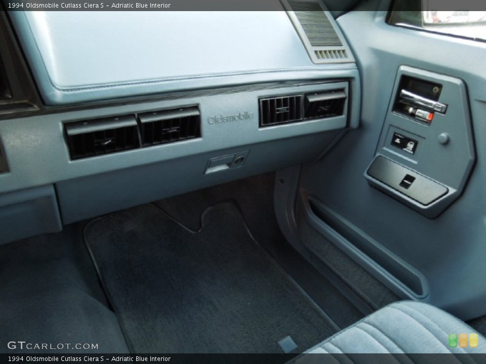 Adriatic Blue Interior Dashboard for the 1994 Oldsmobile Cutlass Ciera S #62652815