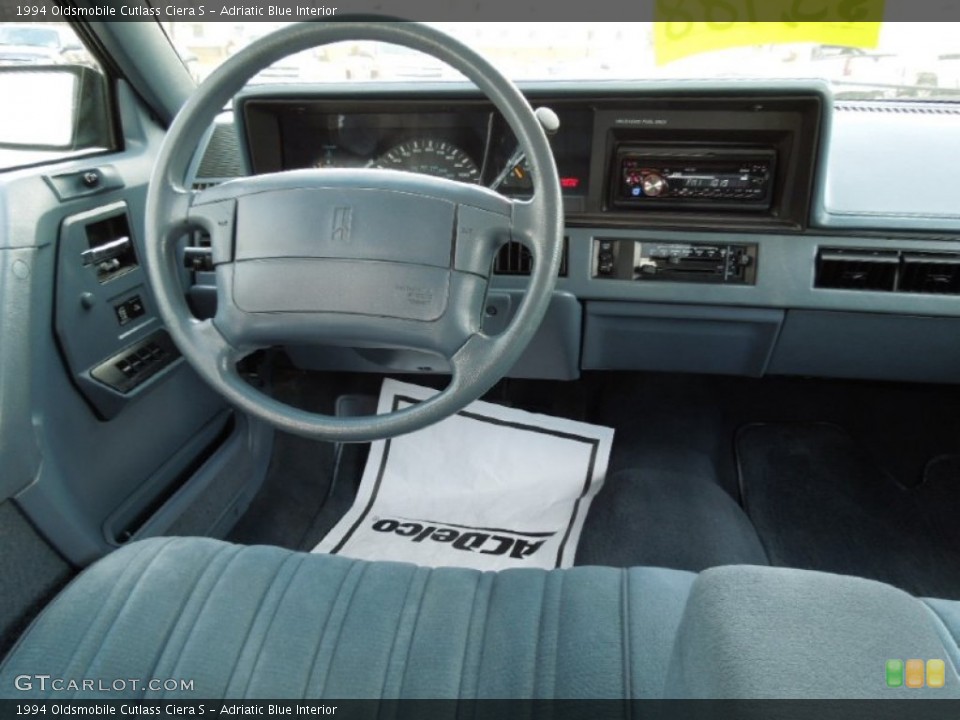 Adriatic Blue Interior Dashboard for the 1994 Oldsmobile Cutlass Ciera S #62652833