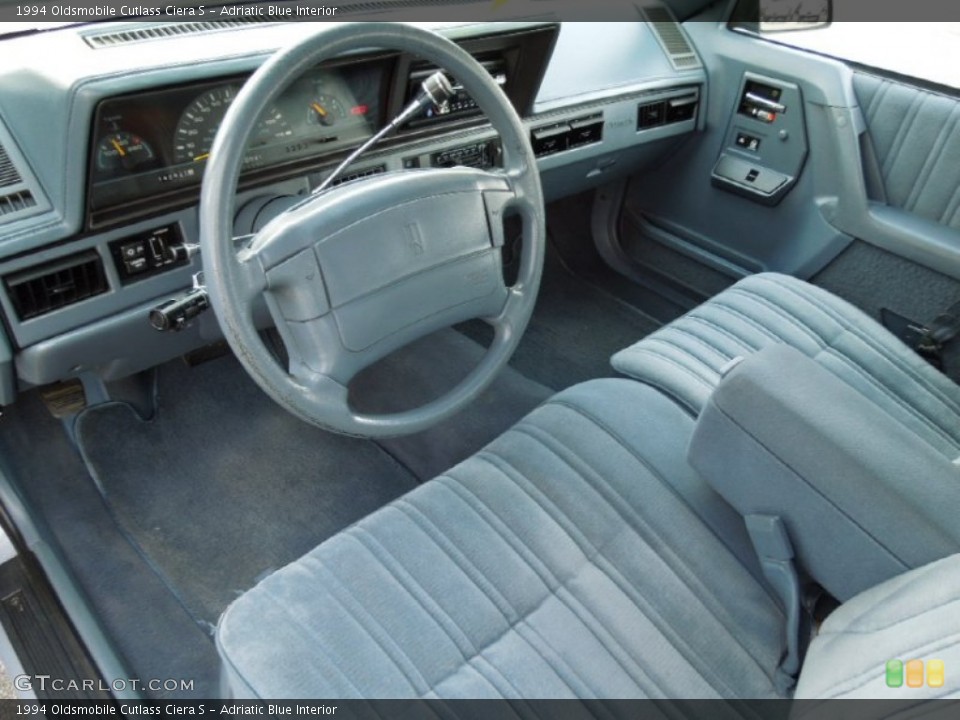 Adriatic Blue Interior Prime Interior for the 1994 Oldsmobile Cutlass Ciera S #62652911