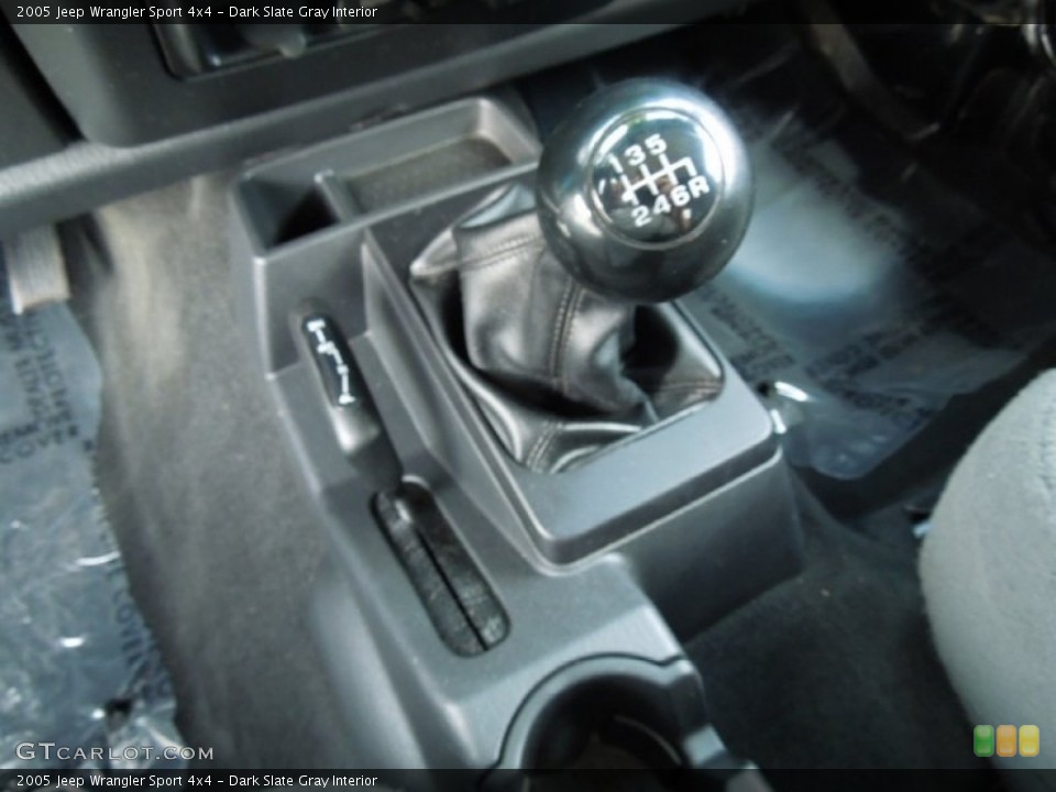 Dark Slate Gray Interior Transmission for the 2005 Jeep Wrangler Sport 4x4 #62653037