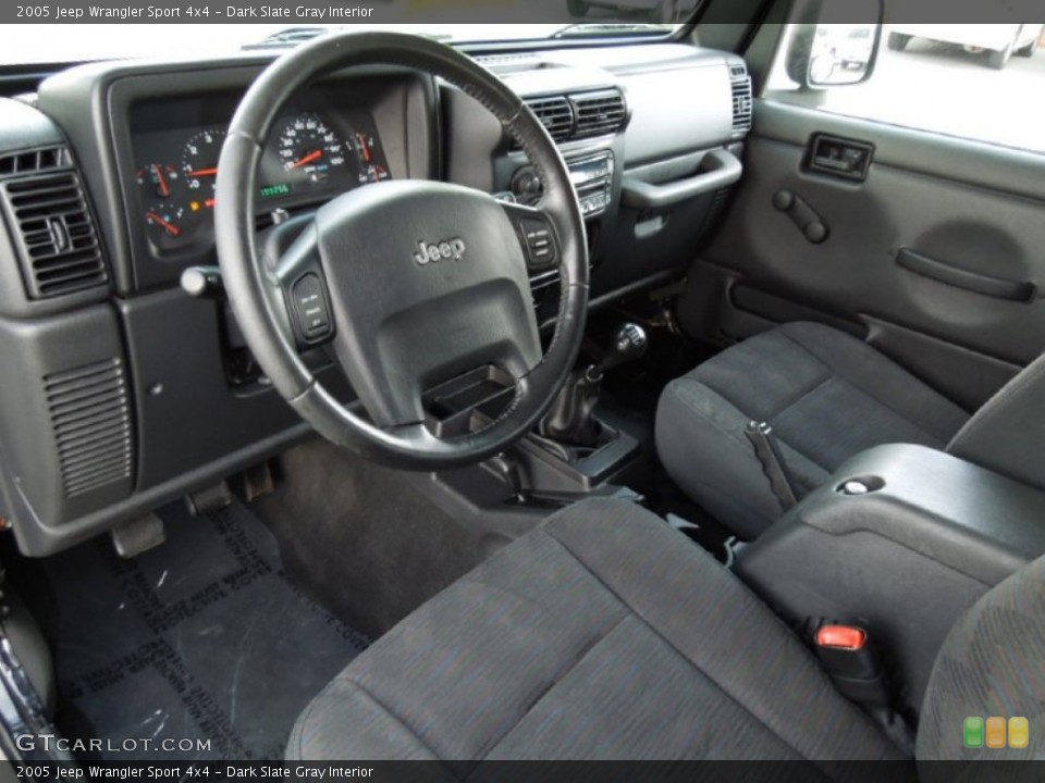 Dark Slate Gray Interior Photo for the 2005 Jeep Wrangler Sport 4x4 #62653136