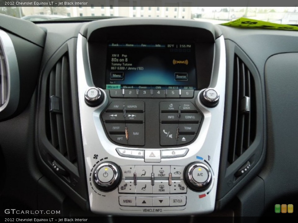 Jet Black Interior Controls for the 2012 Chevrolet Equinox LT #62653958