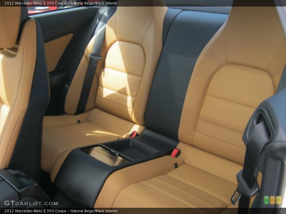 Natural Beige/Black Interior Photo for the 2012 Mercedes-Benz E 350 Coupe #62654387