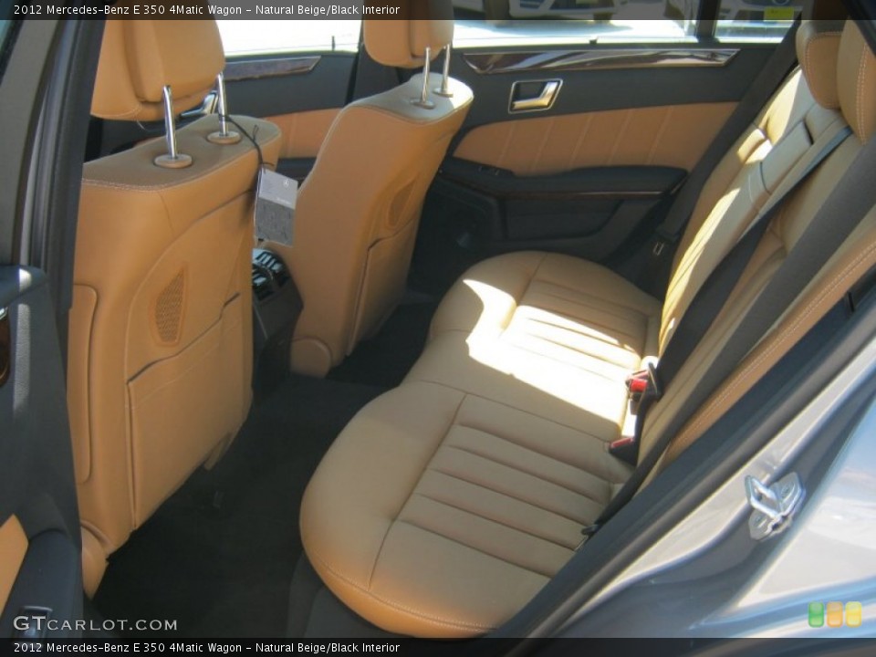 Natural Beige/Black Interior Photo for the 2012 Mercedes-Benz E 350 4Matic Wagon #62654820