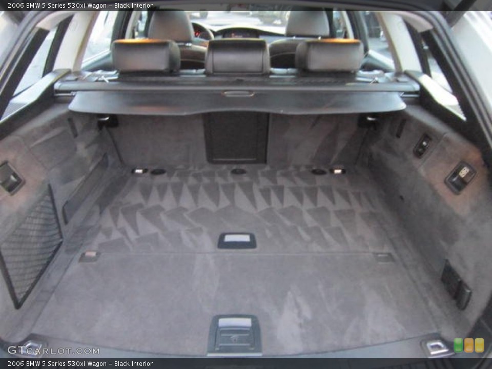 Black Interior Trunk for the 2006 BMW 5 Series 530xi Wagon #62655861