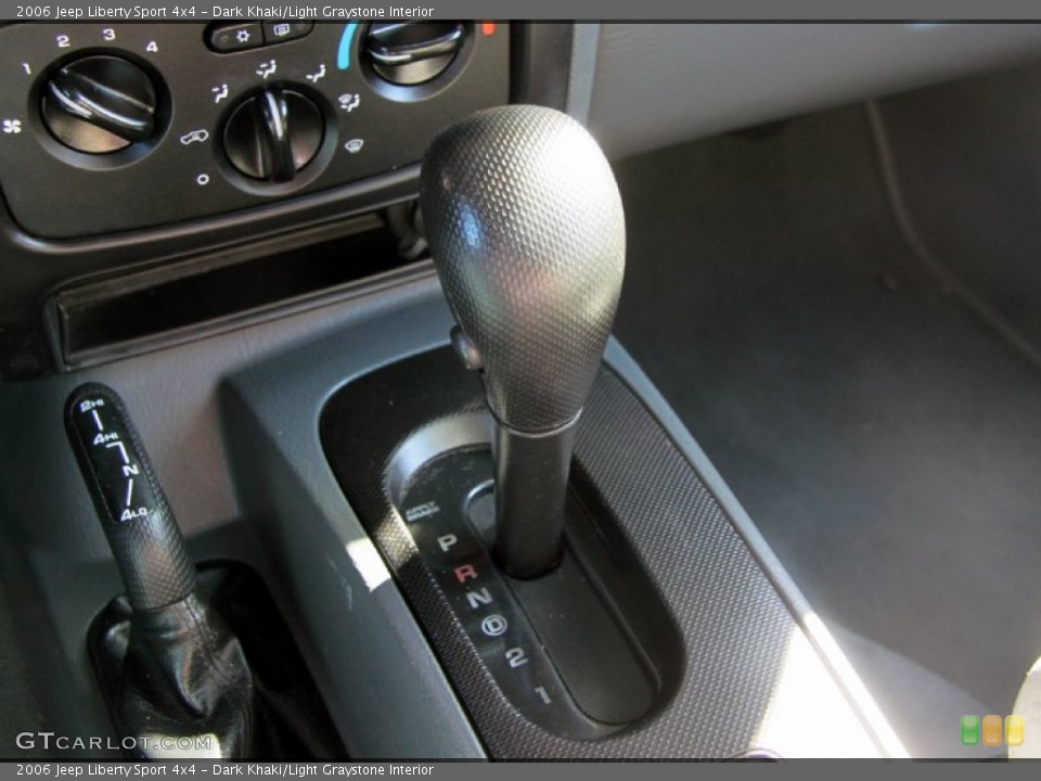 Dark Khaki/Light Graystone Interior Transmission for the 2006 Jeep Liberty Sport 4x4 #62656858