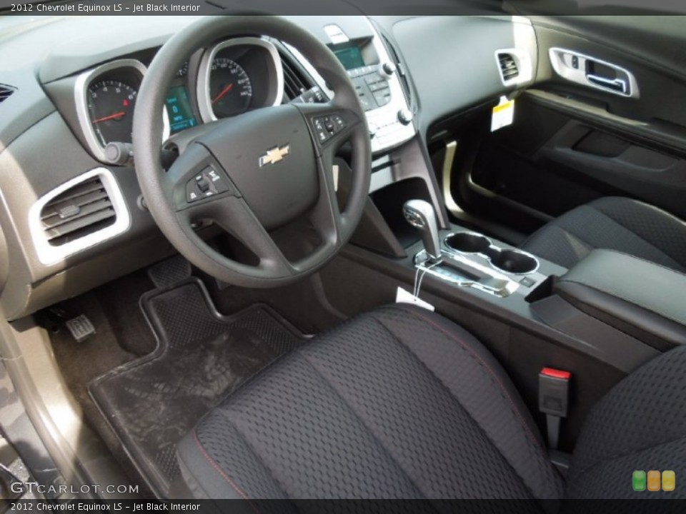 Jet Black Interior Prime Interior for the 2012 Chevrolet Equinox LS #62658567
