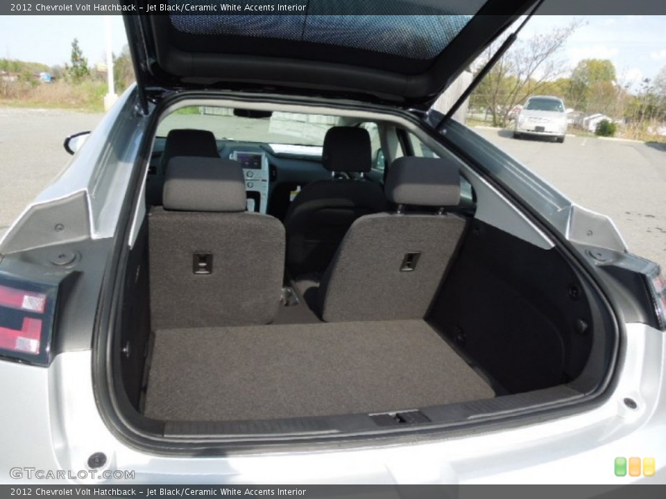 Jet Black/Ceramic White Accents Interior Trunk for the 2012 Chevrolet Volt Hatchback #62659038