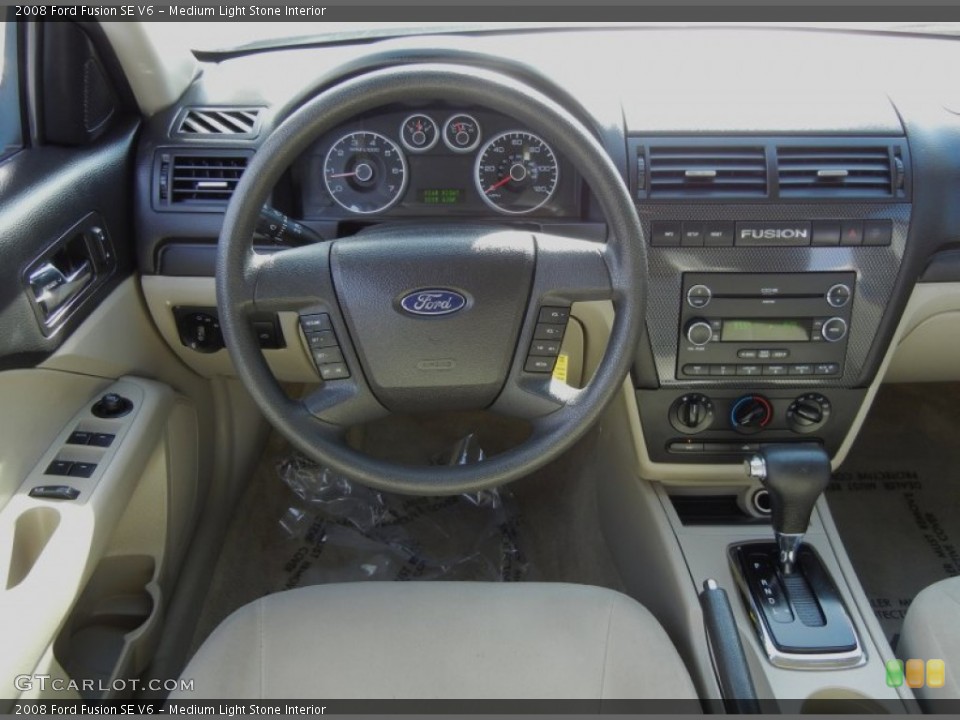 Medium Light Stone Interior Dashboard for the 2008 Ford Fusion SE V6 #62660637