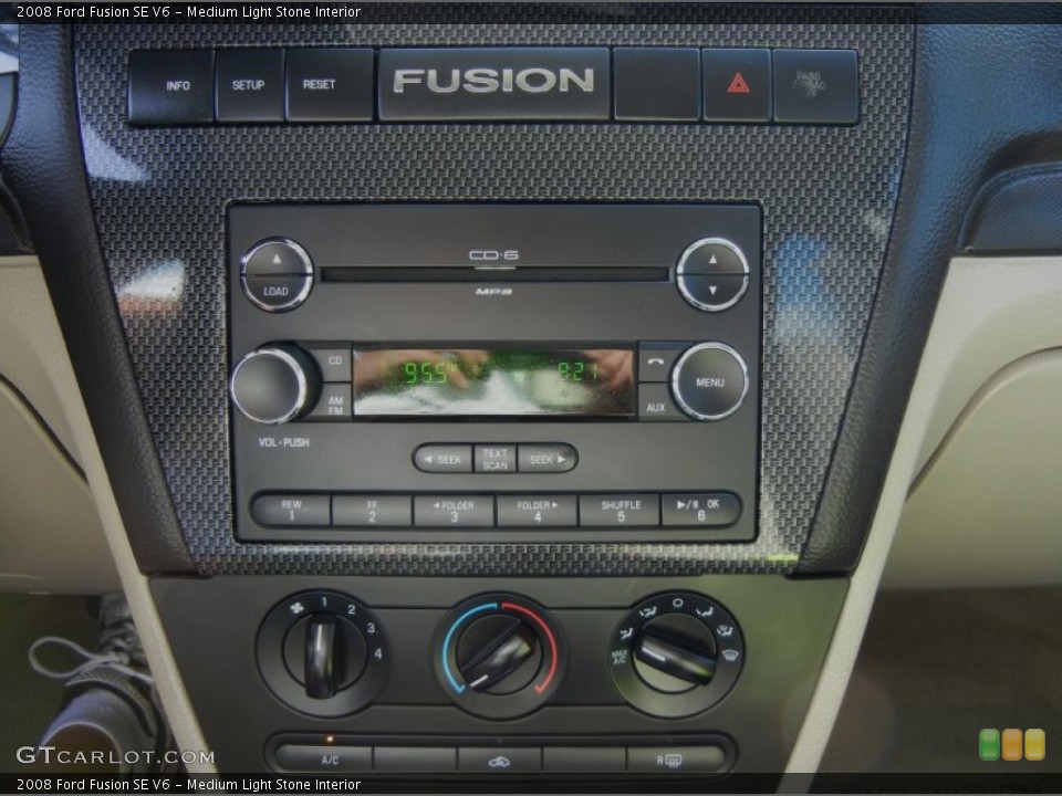 Medium Light Stone Interior Audio System for the 2008 Ford Fusion SE V6 #62660646
