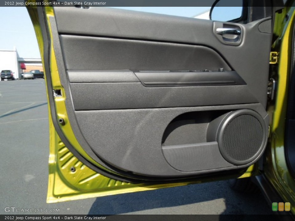 Dark Slate Gray Interior Door Panel for the 2012 Jeep Compass Sport 4x4 #62661036