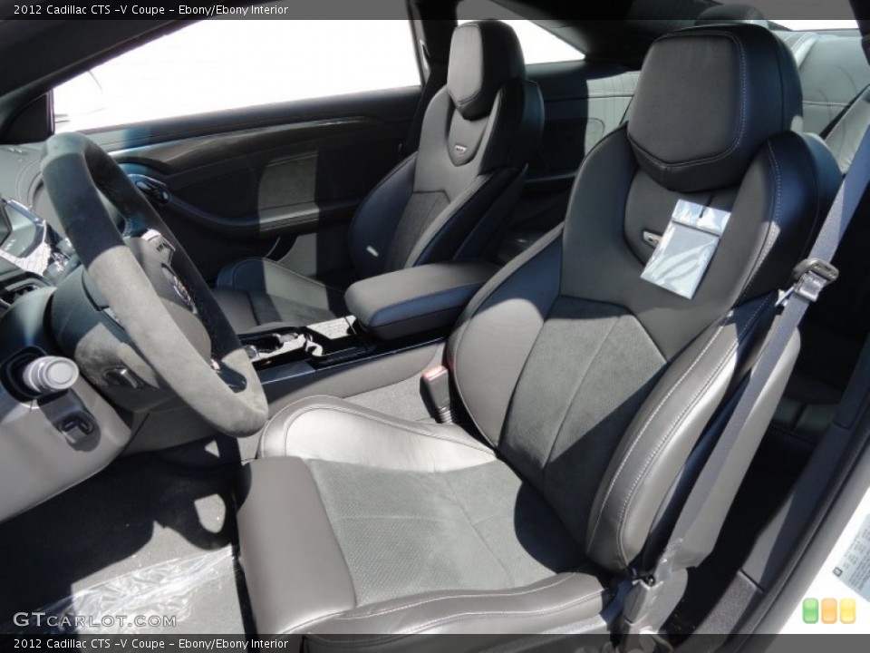 Ebony/Ebony Interior Photo for the 2012 Cadillac CTS -V Coupe #62662533