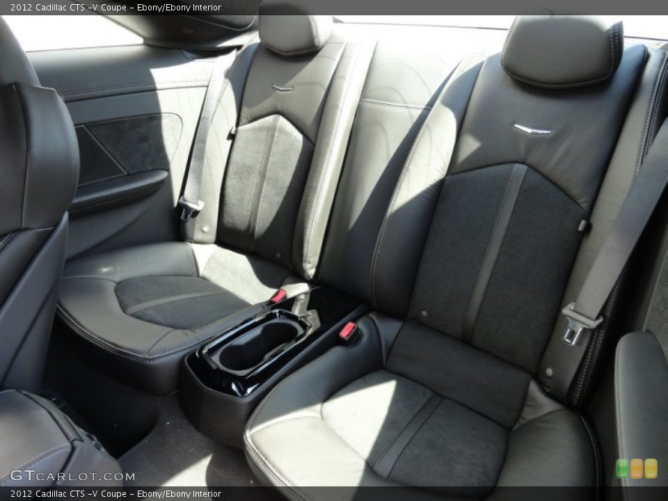 Ebony/Ebony Interior Rear Seat for the 2012 Cadillac CTS -V Coupe #62662539