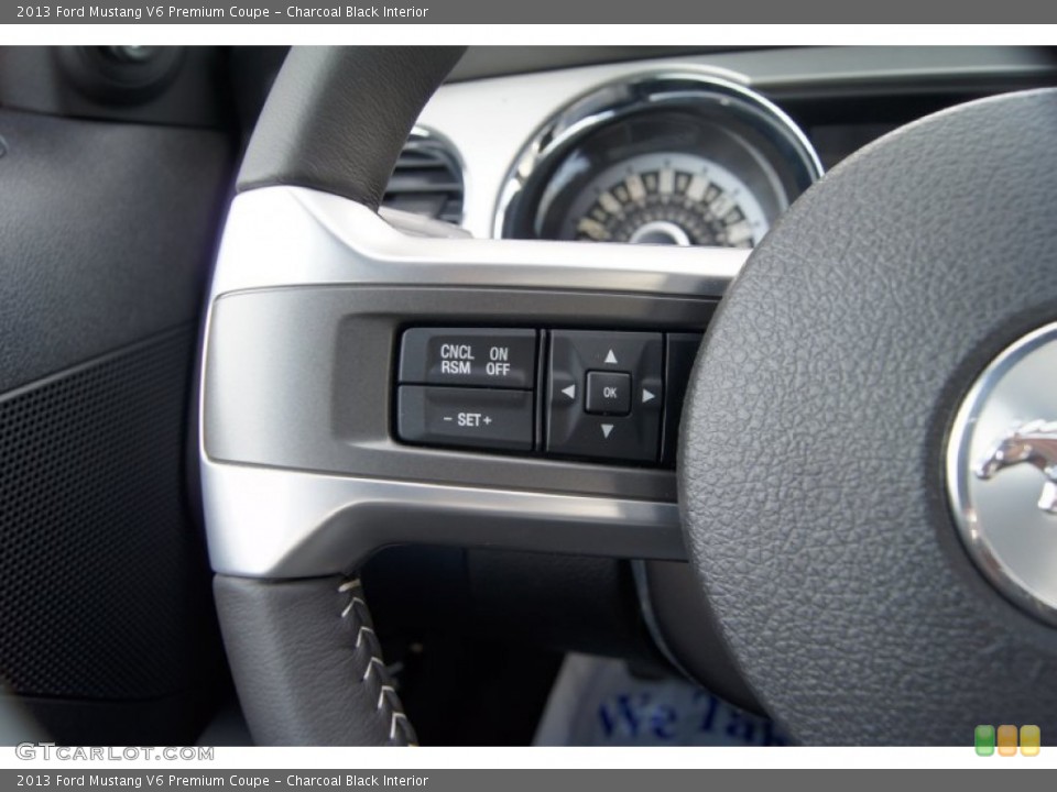 Charcoal Black Interior Controls for the 2013 Ford Mustang V6 Premium Coupe #62664884