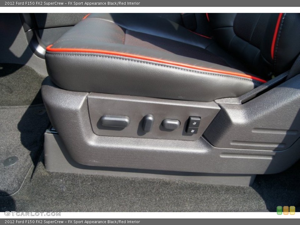FX Sport Appearance Black/Red Interior Controls for the 2012 Ford F150 FX2 SuperCrew #62665181