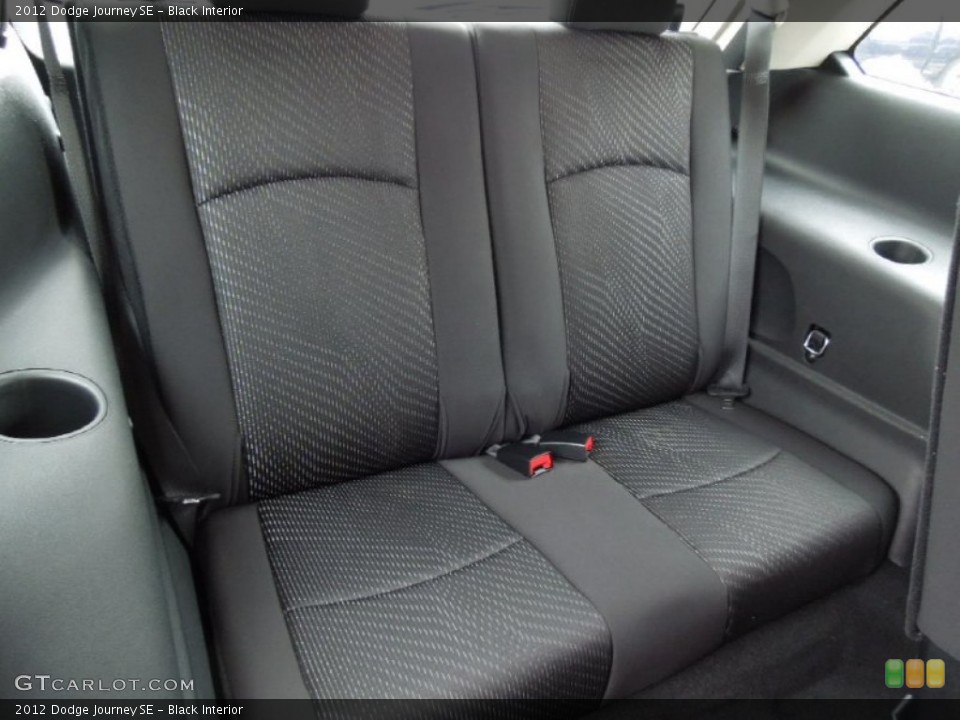 Black Interior Rear Seat for the 2012 Dodge Journey SE #62665956