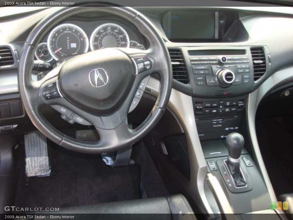 Ebony Interior Dashboard for the 2009 Acura TSX Sedan #62668004