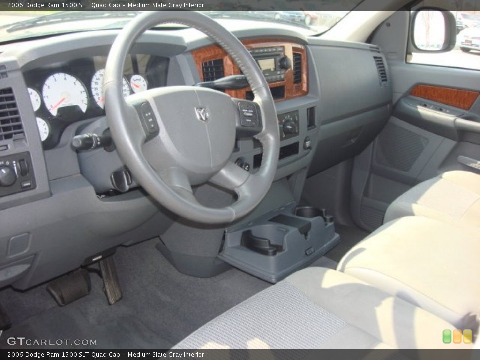 Medium Slate Gray Interior Dashboard for the 2006 Dodge Ram 1500 SLT Quad Cab #62668517