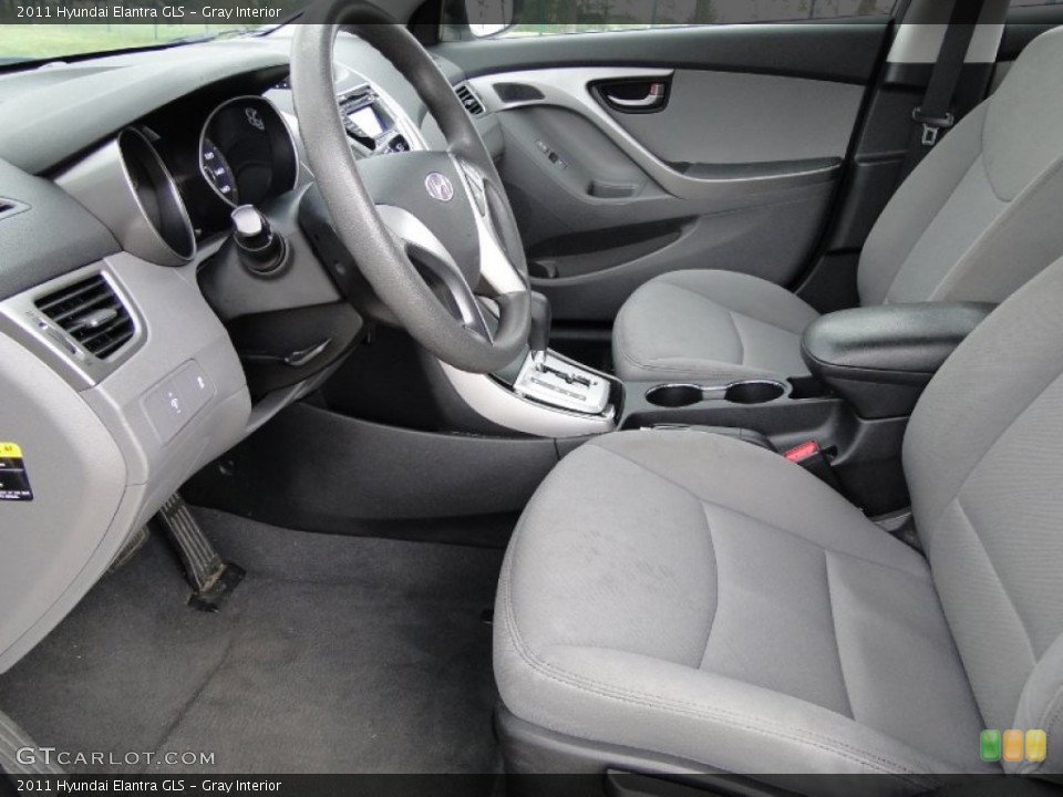 Gray Interior Photo for the 2011 Hyundai Elantra GLS #62668648
