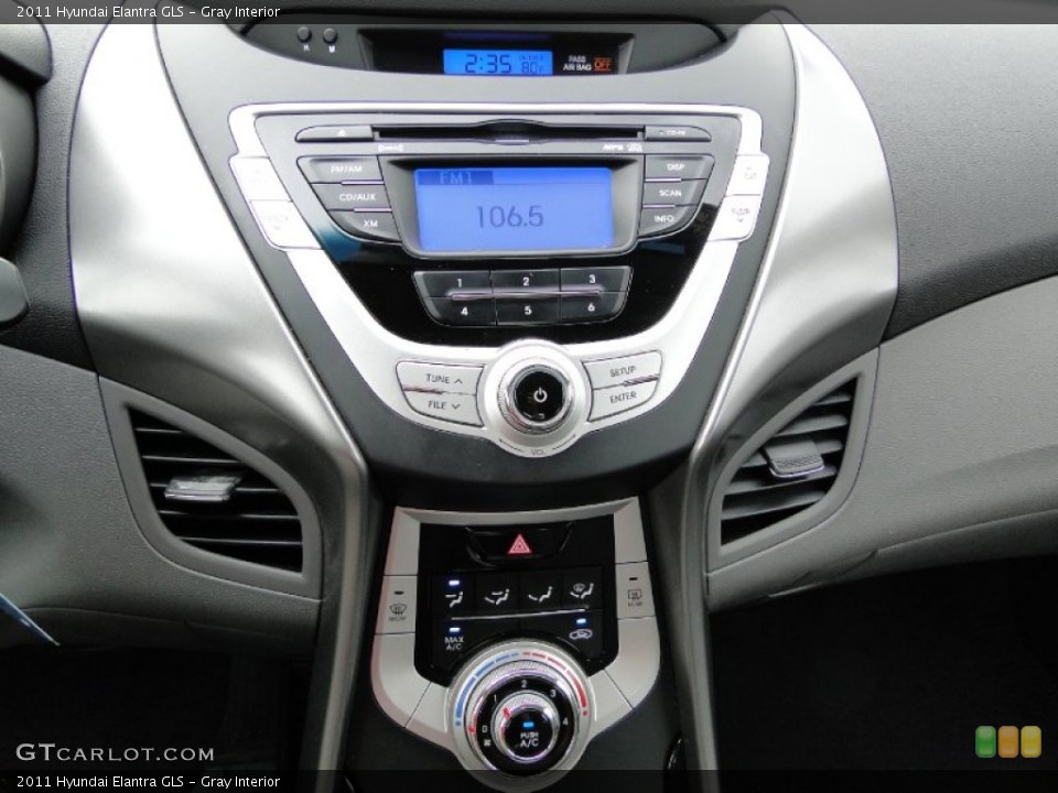 Gray Interior Controls for the 2011 Hyundai Elantra GLS #62668720