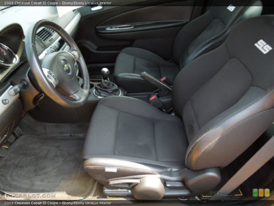 Ebony/Ebony UltraLux Interior Photo for the 2009 Chevrolet Cobalt SS Coupe #62669603