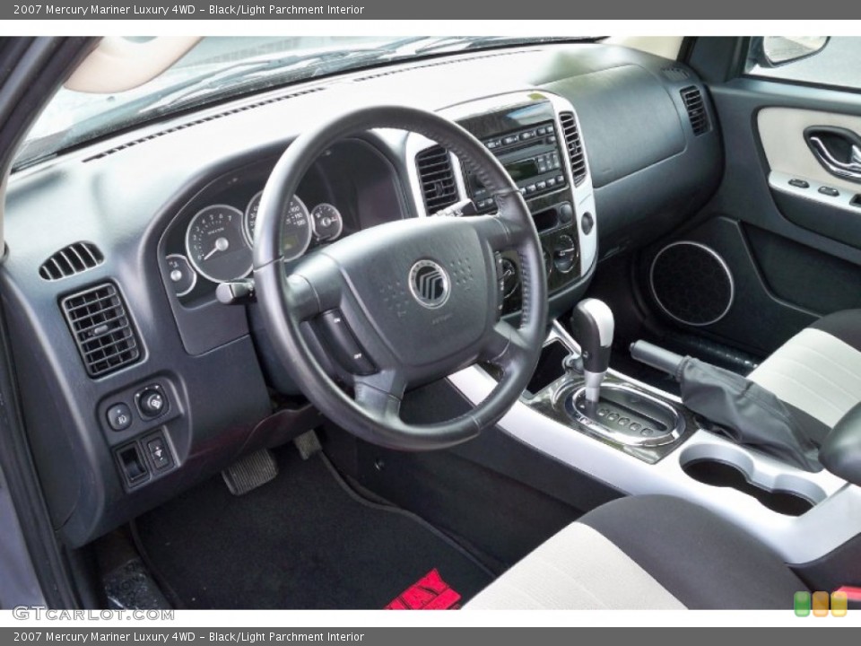 Black/Light Parchment Interior Prime Interior for the 2007 Mercury Mariner Luxury 4WD #62669618