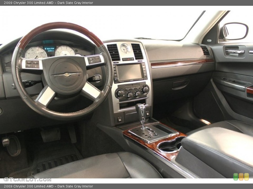 Dark Slate Gray Interior Dashboard for the 2009 Chrysler 300 Limited AWD #62671482