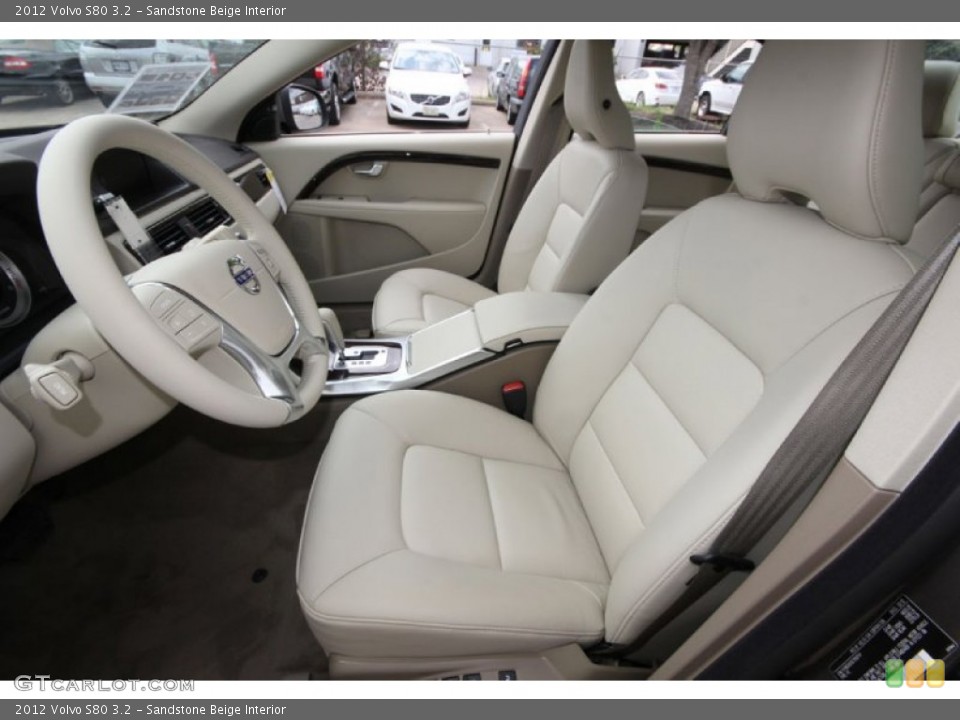 Sandstone Beige Interior Photo for the 2012 Volvo S80 3.2 #62675048