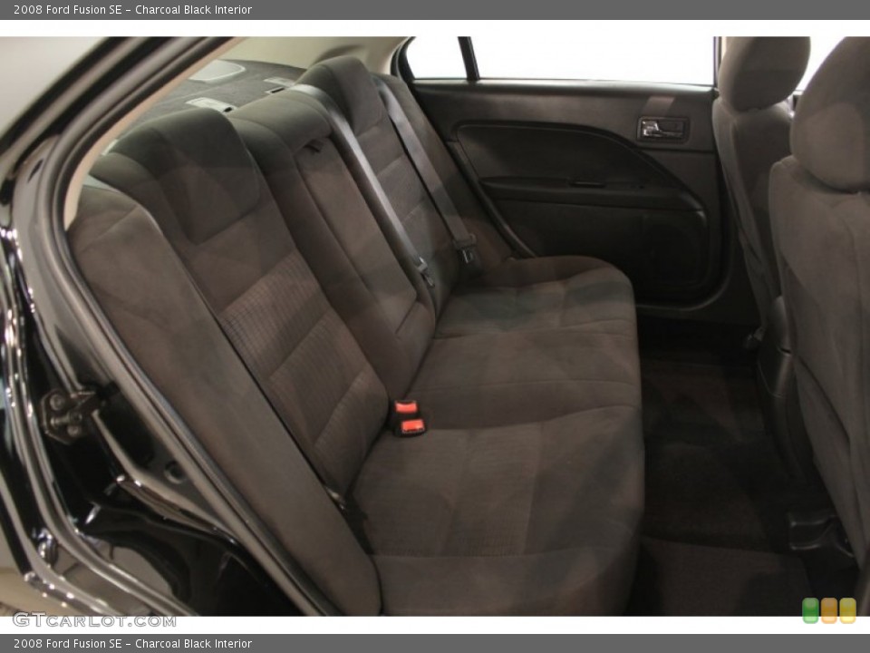 Charcoal Black Interior Rear Seat for the 2008 Ford Fusion SE #62675675