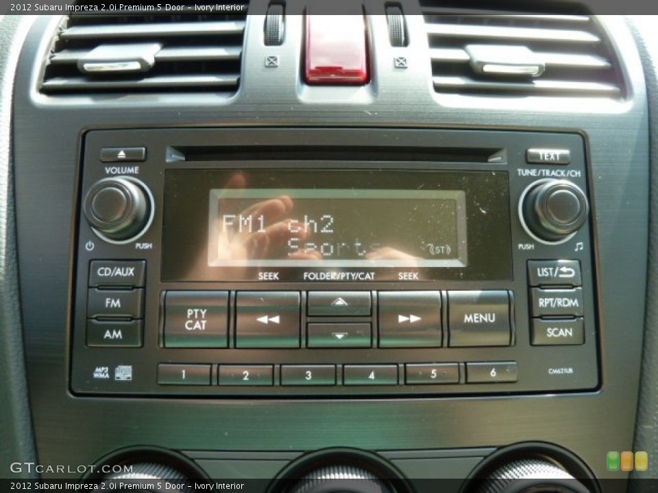 Ivory Interior Audio System for the 2012 Subaru Impreza 2.0i Premium 5 Door #62676141