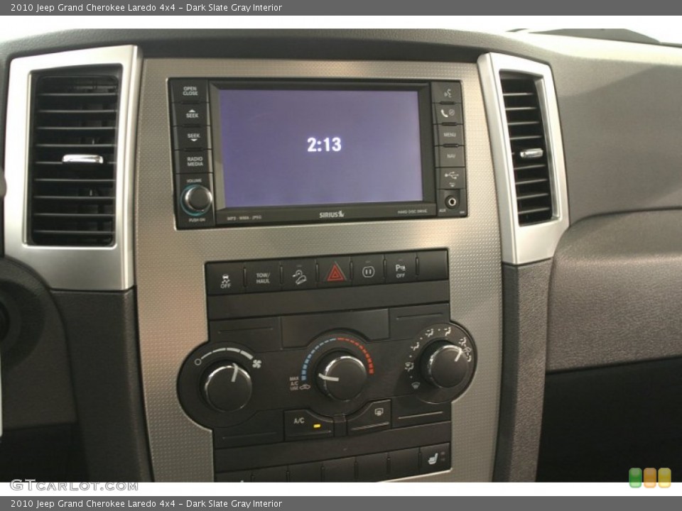 Dark Slate Gray Interior Controls for the 2010 Jeep Grand Cherokee Laredo 4x4 #62678687