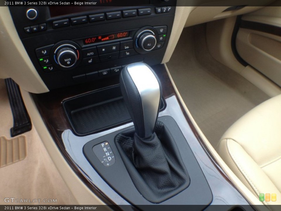 Beige Interior Transmission for the 2011 BMW 3 Series 328i xDrive Sedan #62680421