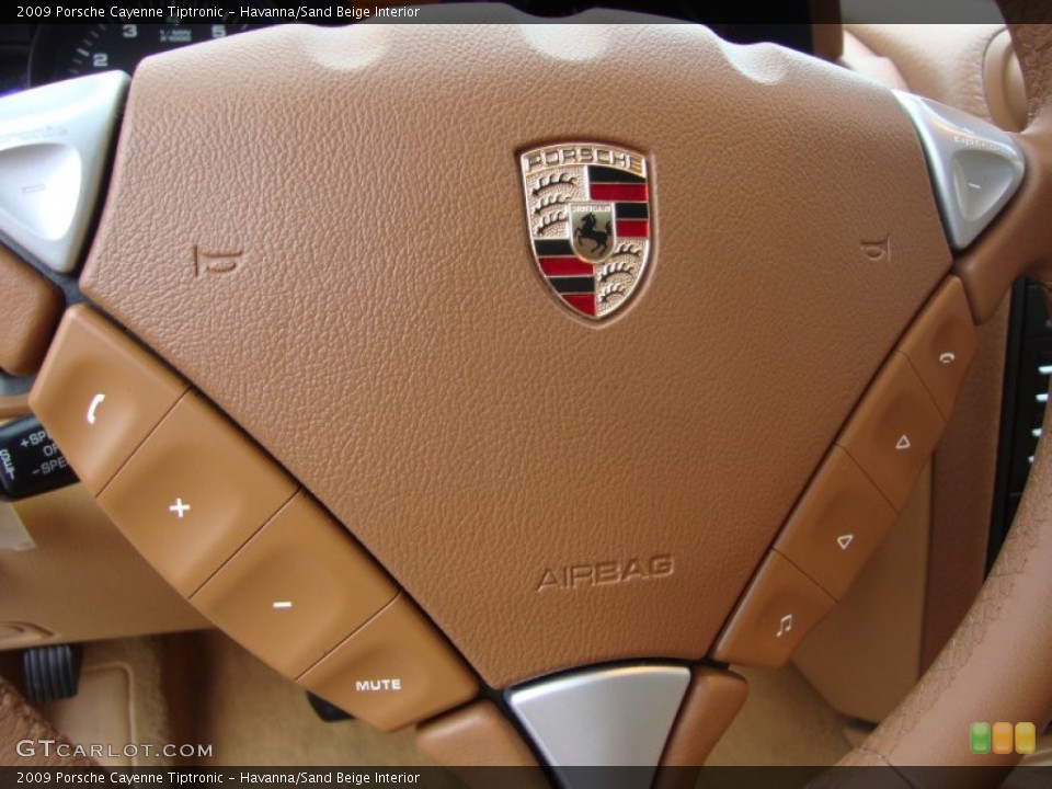 Havanna/Sand Beige Interior Steering Wheel for the 2009 Porsche Cayenne Tiptronic #62681271
