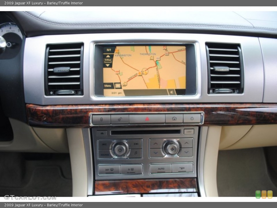 Barley/Truffle Interior Navigation for the 2009 Jaguar XF Luxury #62683109