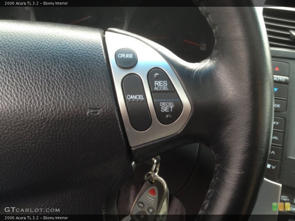 Ebony Interior Controls for the 2006 Acura TL 3.2 #62683490