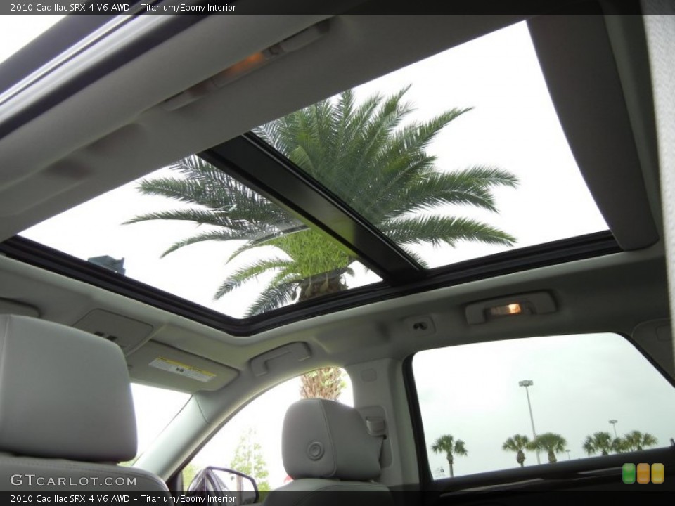 Titanium/Ebony Interior Sunroof for the 2010 Cadillac SRX 4 V6 AWD #62685175
