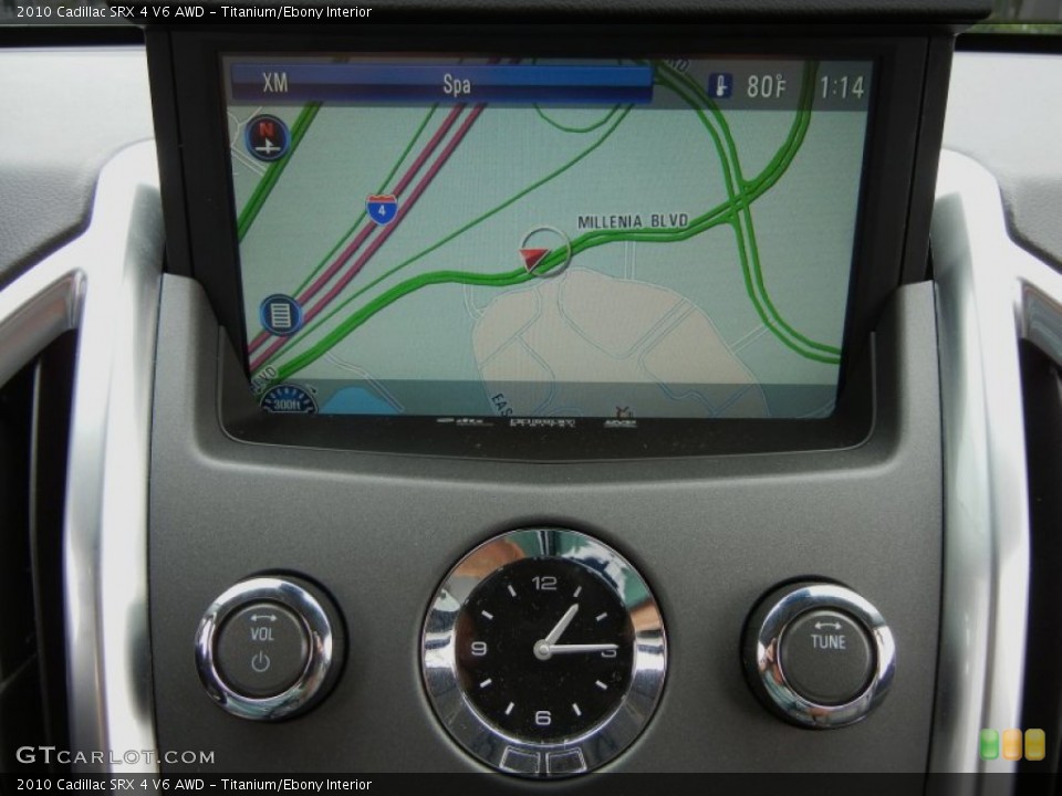 Titanium/Ebony Interior Navigation for the 2010 Cadillac SRX 4 V6 AWD #62685218