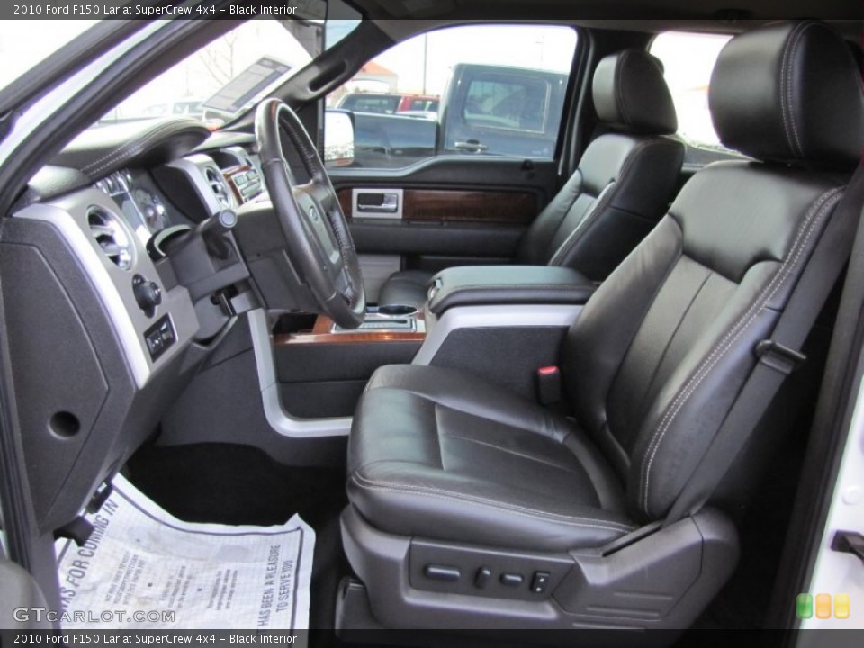 Black Interior Photo for the 2010 Ford F150 Lariat SuperCrew 4x4 #62685377