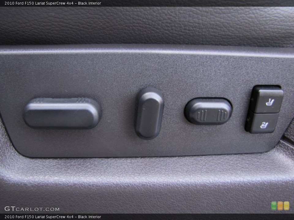 Black Interior Controls for the 2010 Ford F150 Lariat SuperCrew 4x4 #62685428