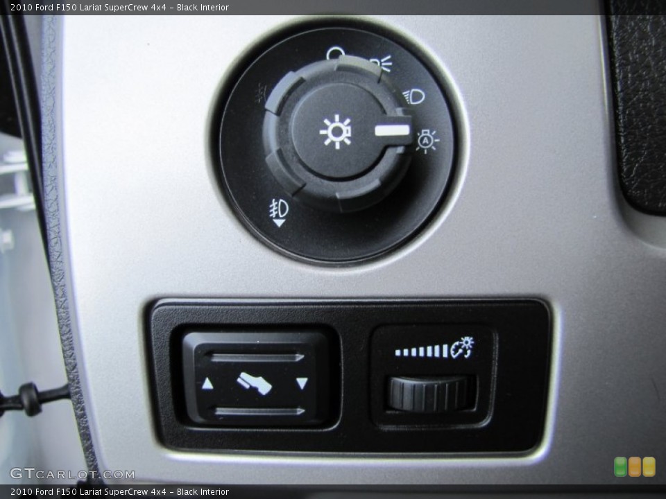 Black Interior Controls for the 2010 Ford F150 Lariat SuperCrew 4x4 #62685446