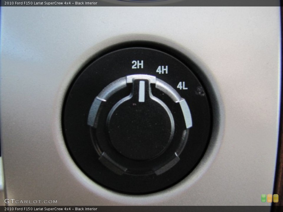 Black Interior Controls for the 2010 Ford F150 Lariat SuperCrew 4x4 #62685455
