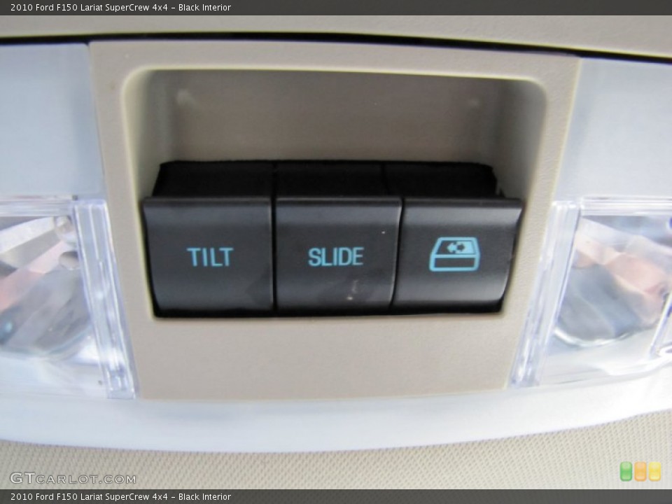 Black Interior Controls for the 2010 Ford F150 Lariat SuperCrew 4x4 #62685564