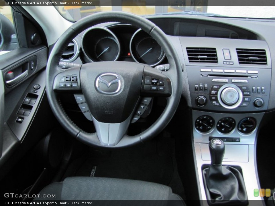 Black Interior Dashboard for the 2011 Mazda MAZDA3 s Sport 5 Door #62686055